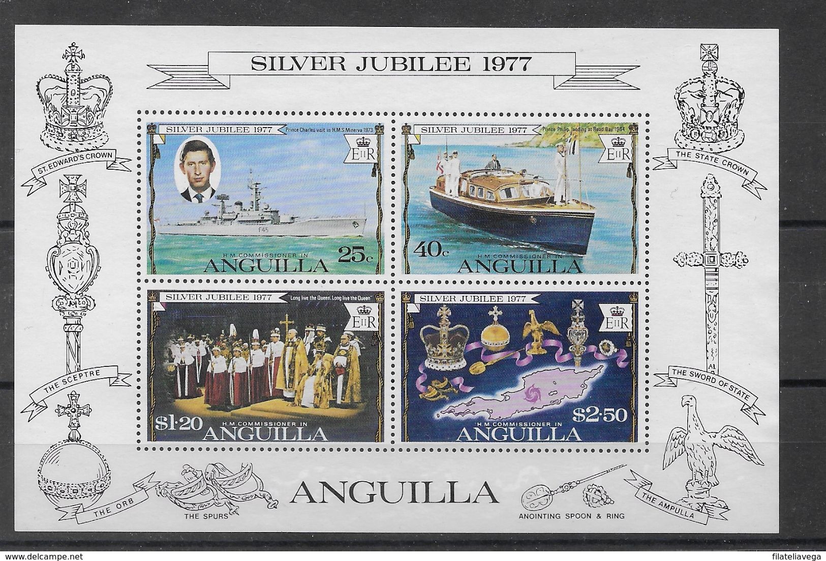 Hoja Bloque De Anguilla Nº Yvert HB-15 Nuevo - Anguilla (1968-...)