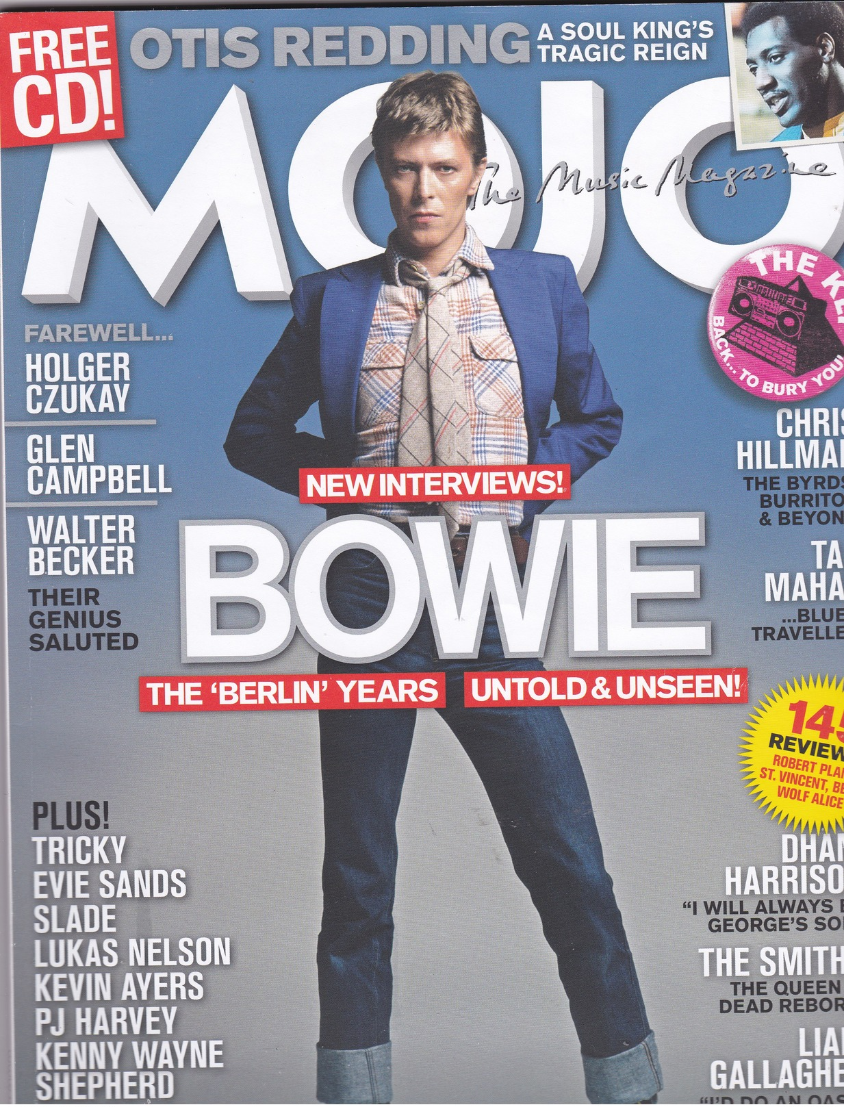 DAVID BOWIE COVER MOJO 11/17    THE SMITHS LIAM GALLAGHER ENGLAND - Andere & Zonder Classificatie