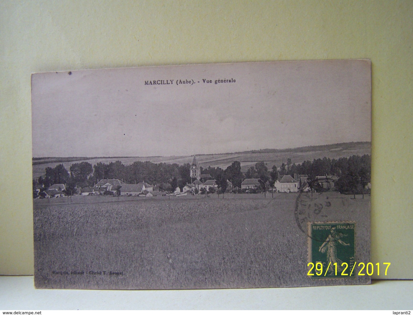 MARCILLY (AUBE) VUE GENERALE. - Marcilly