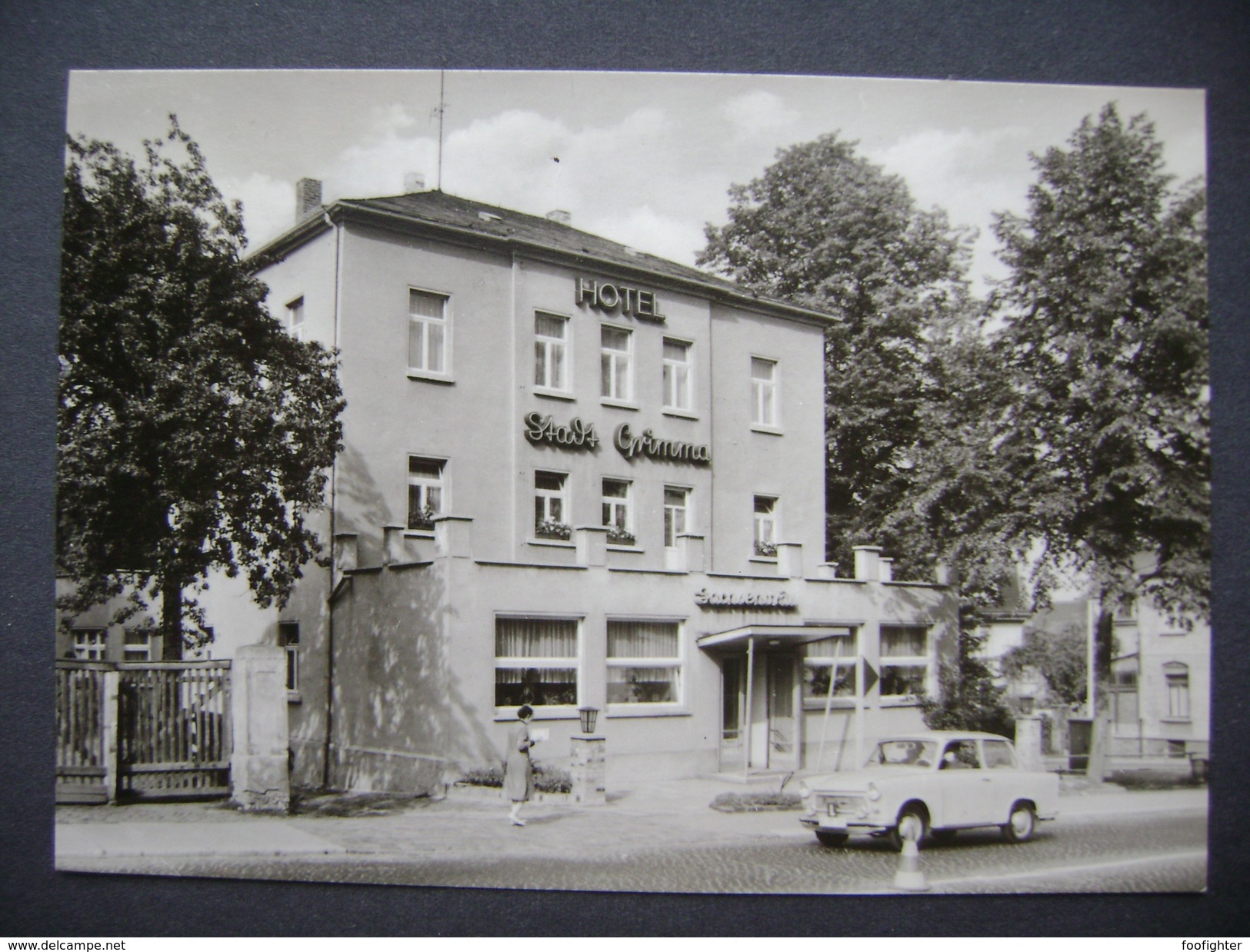 Germany DDR: GRIMMA (Saxony) - Hotel Stadt Grimma - Trabant - 1960s Unused - Grimma