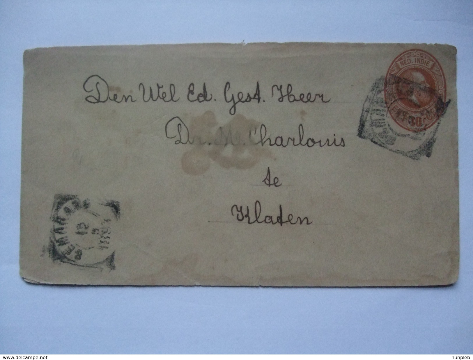 NETHERLANDS INDIES 1897 Cover - Semarang Postmark - Niederländisch-Indien