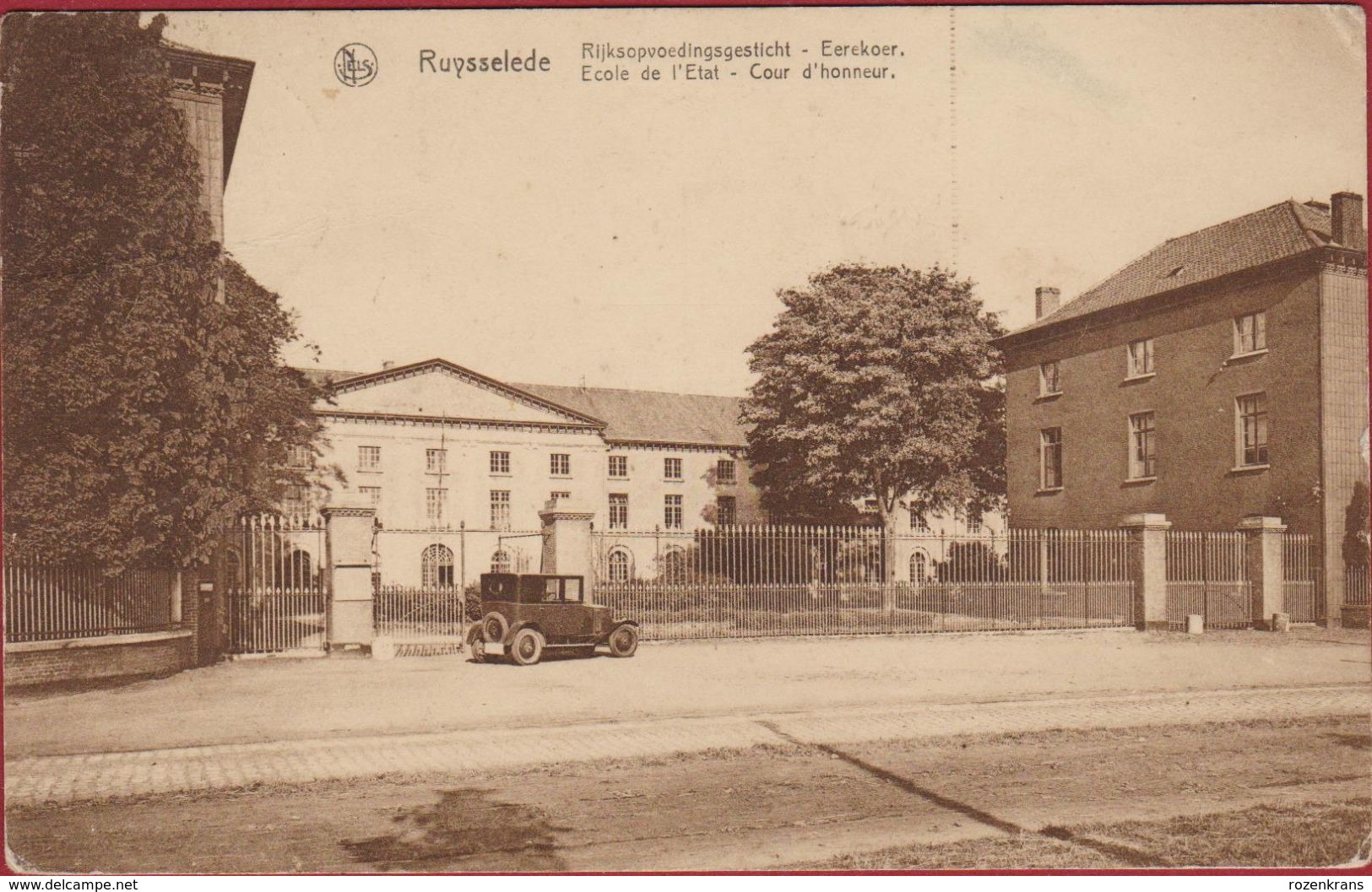 Ruiselede Ruysselede Rijksopvoedingsgesticht Erekoer Eerekoer Ecole De L'Etat ZELDZAAM Oldtimer (kreukje) - Ruiselede