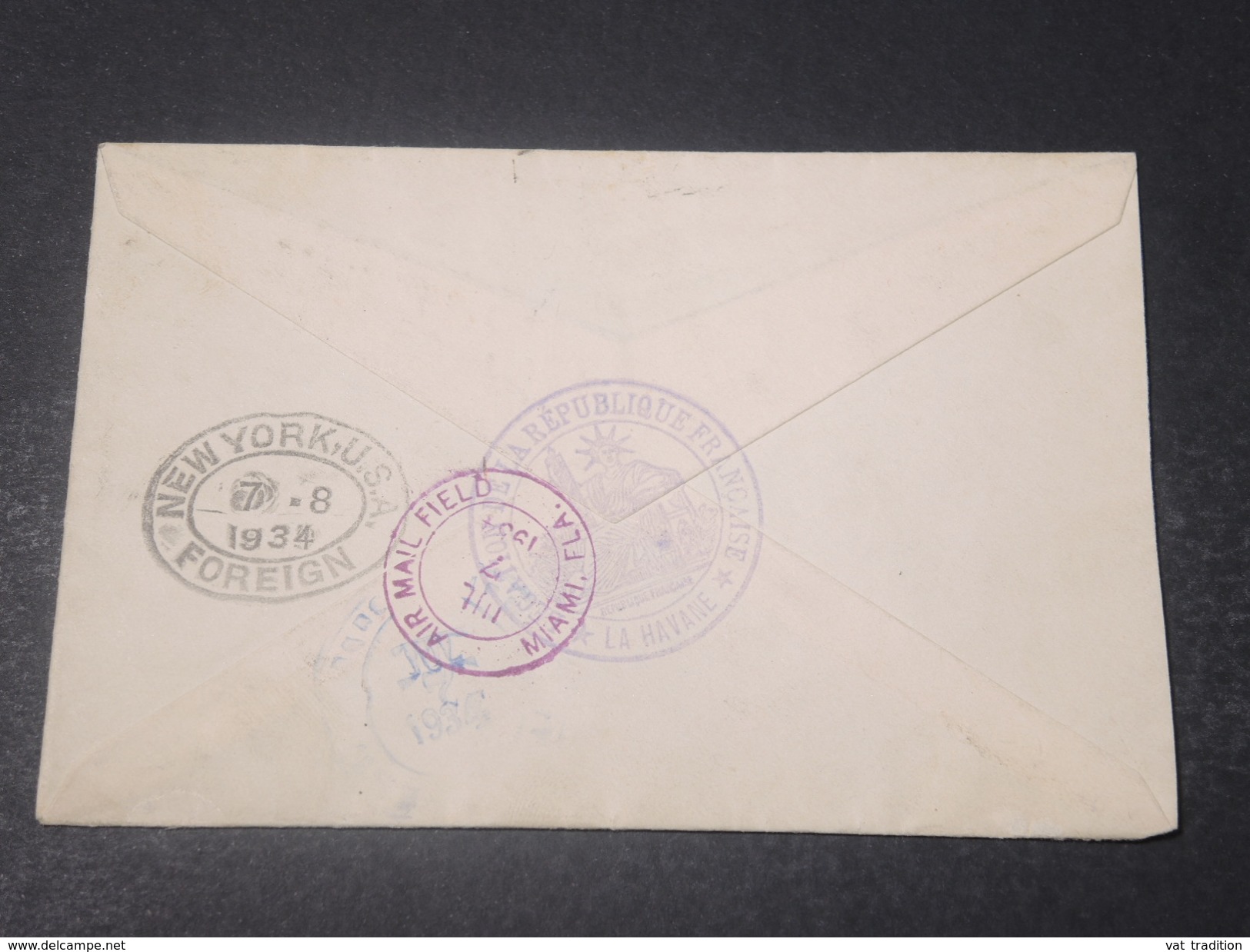 CUBA - Enveloppe En Recommandé De La Légation De France à La Havane Pour Paris En 1934 - L 11049 - Storia Postale