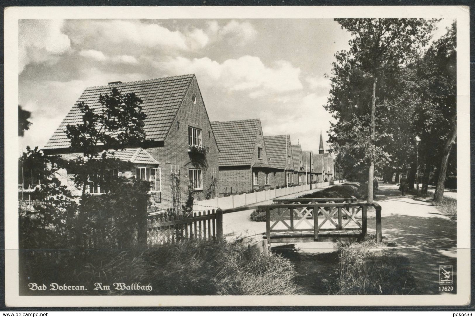 Ansichtskarten   Am Wallbach  BAD DOBERAN  Feldpostkarte   1942 - Bad Doberan