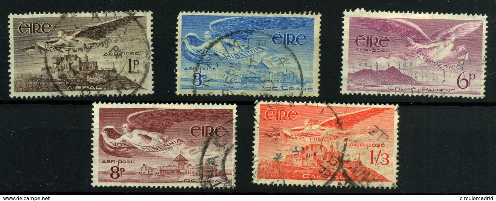 Irlanda (aéreos)  Nº 1/4 Y  6. Años 1948-65 - Poste Aérienne