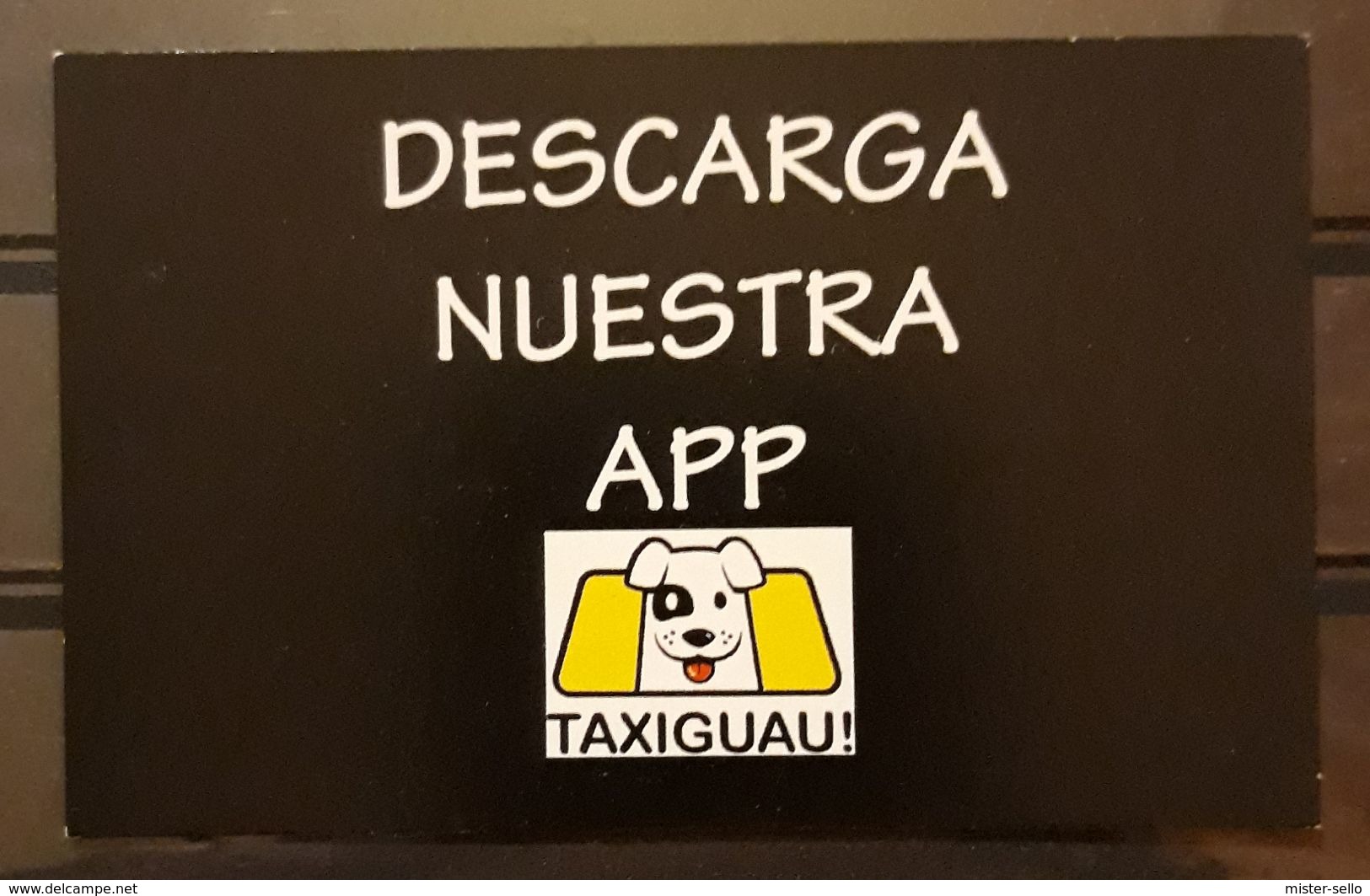 TARJETA DE CARTÓN. TAXIGUAU. - Otros & Sin Clasificación