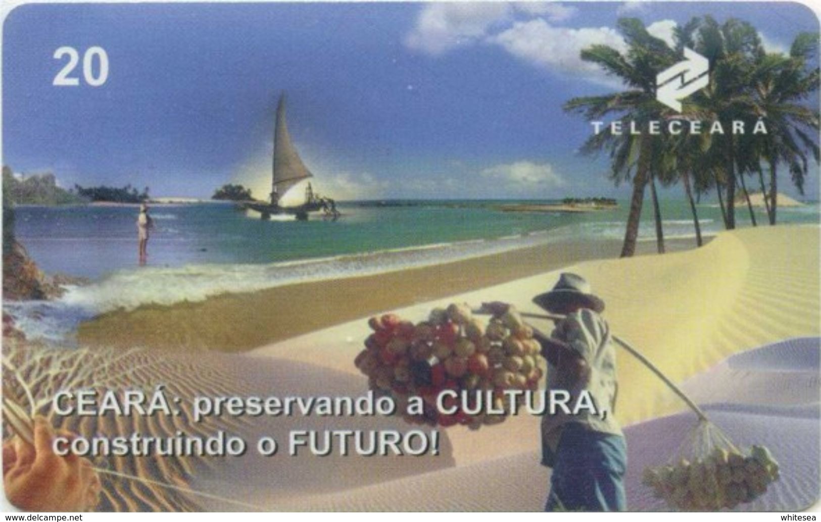 Telefonkarte Brasilien - Landschaft - Strand , Beach - Brasilien