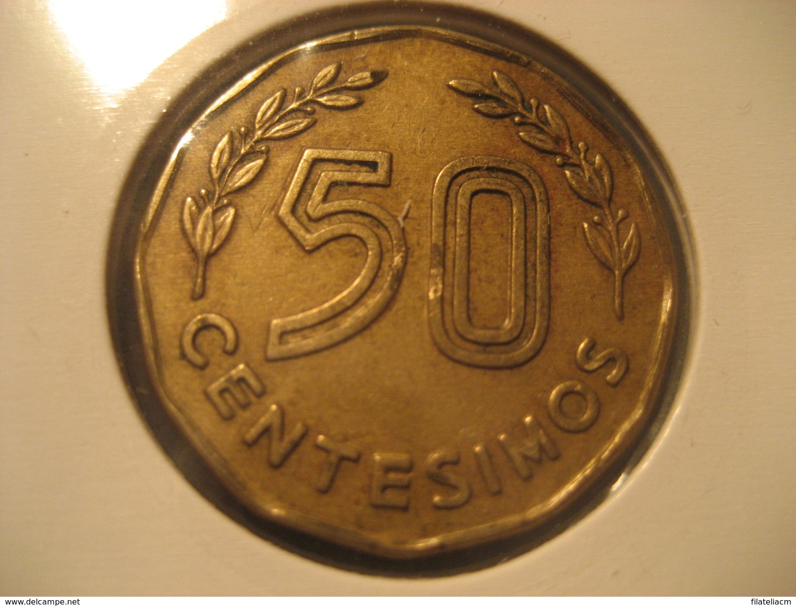 50 Centesimos 1976 Horoscope Libra URUGUAY Coin - Uruguay