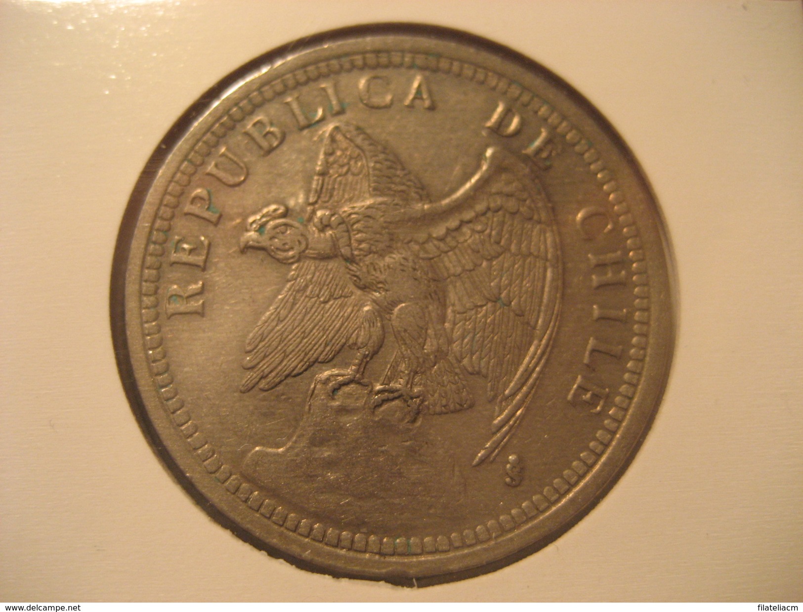 1 Peso 1933 Condor CHILE Coin - Chili