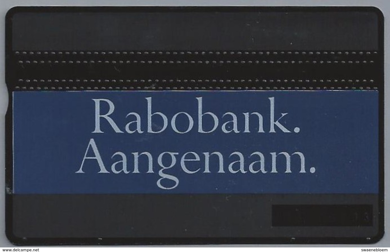 NL.- Telefoonkaart. Telephonecard. Nederland. PTT Telecom. 4 Units. RABOBANK. Aangenaam. 268A - öffentlich