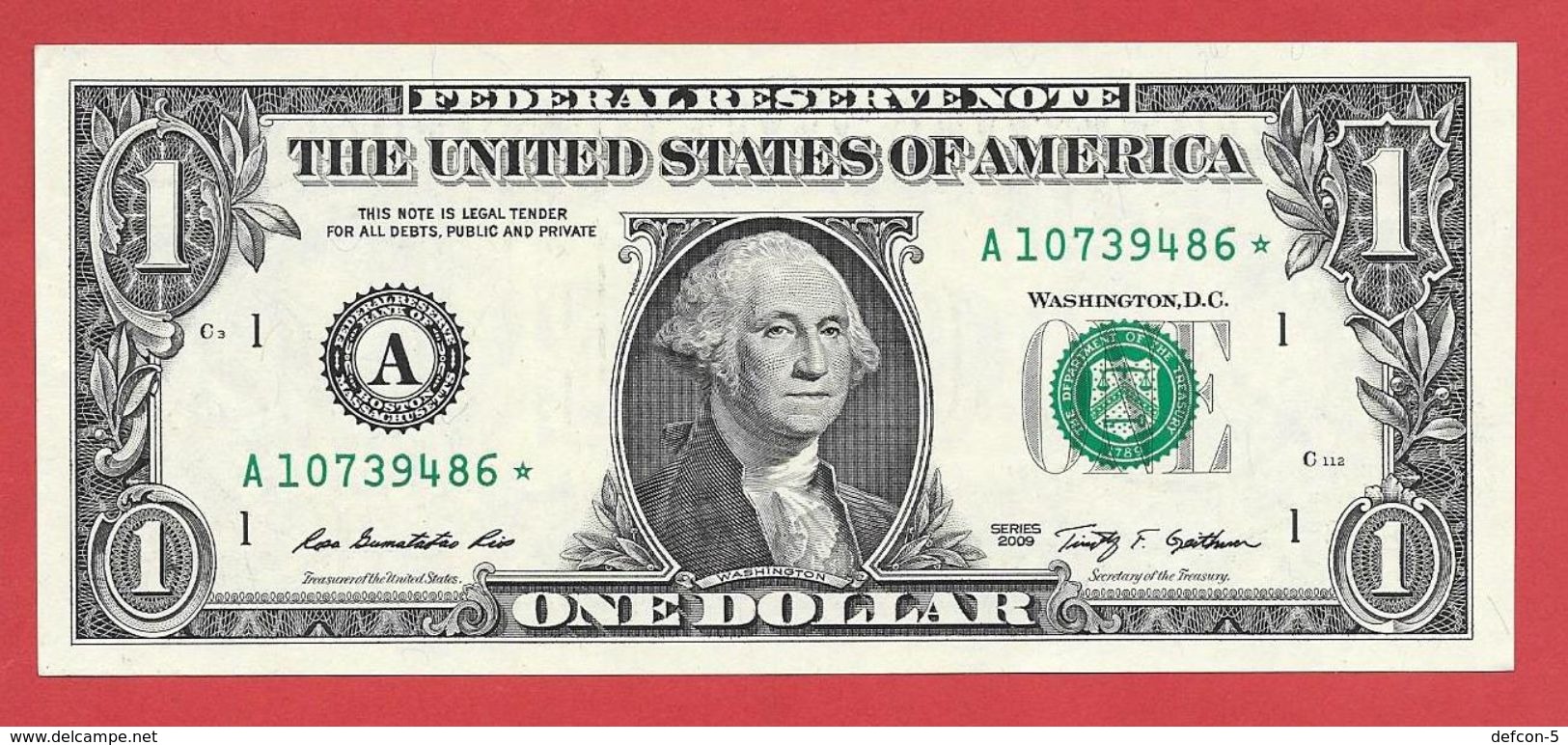 3x STARNOTE ° 1 US-Dollar 2009 ° 1.920.000 RunSize ° Sehr Guter Zust. ° A10739486 > 488* Fortlfd. ($026-01) RAR - Abarten