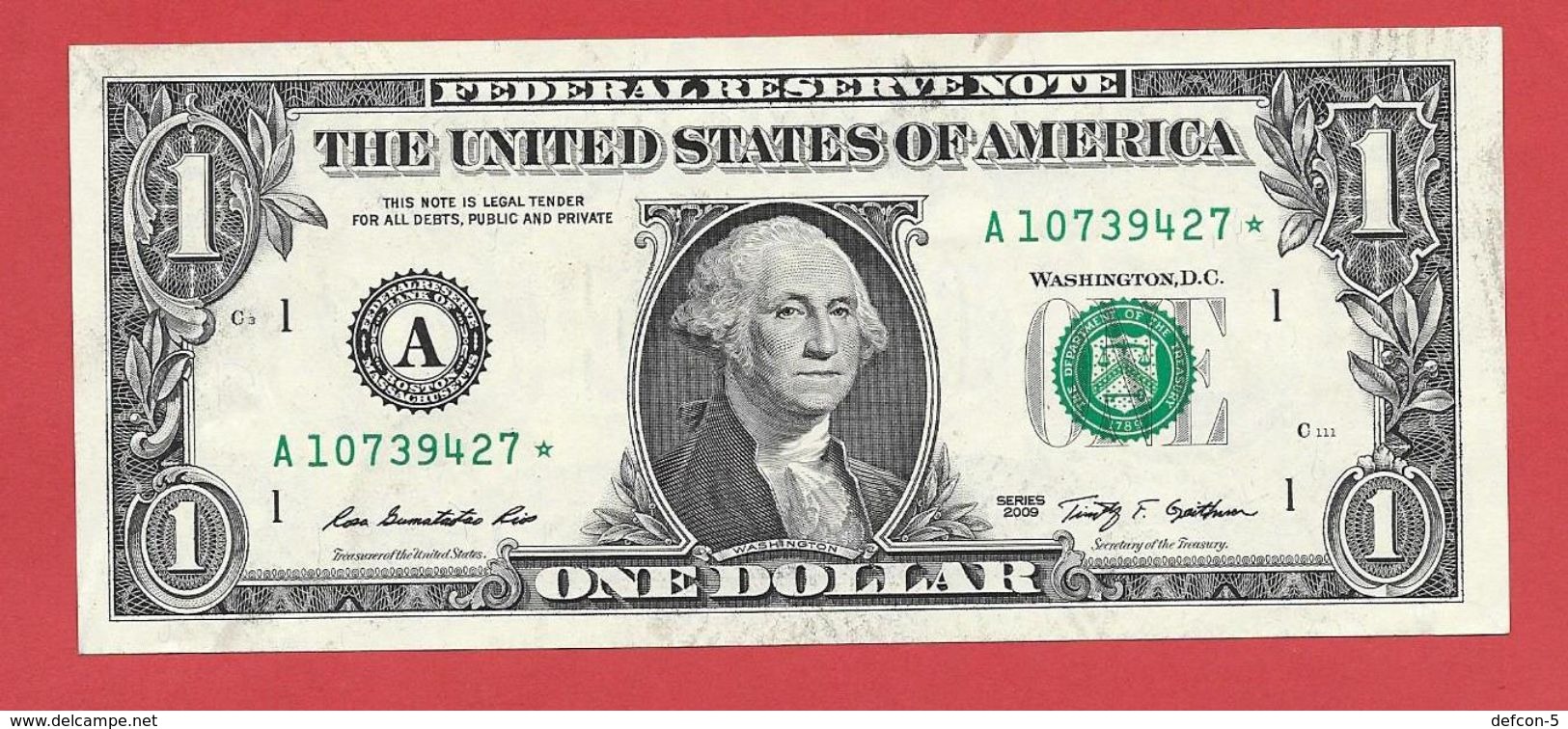 3x STARNOTE ° 1 US-Dollar 2009 ° 1.920.000 RunSize ° sehr guter Zust. ° A10739425 > 427* fortlfd. ($027-01) - RAR