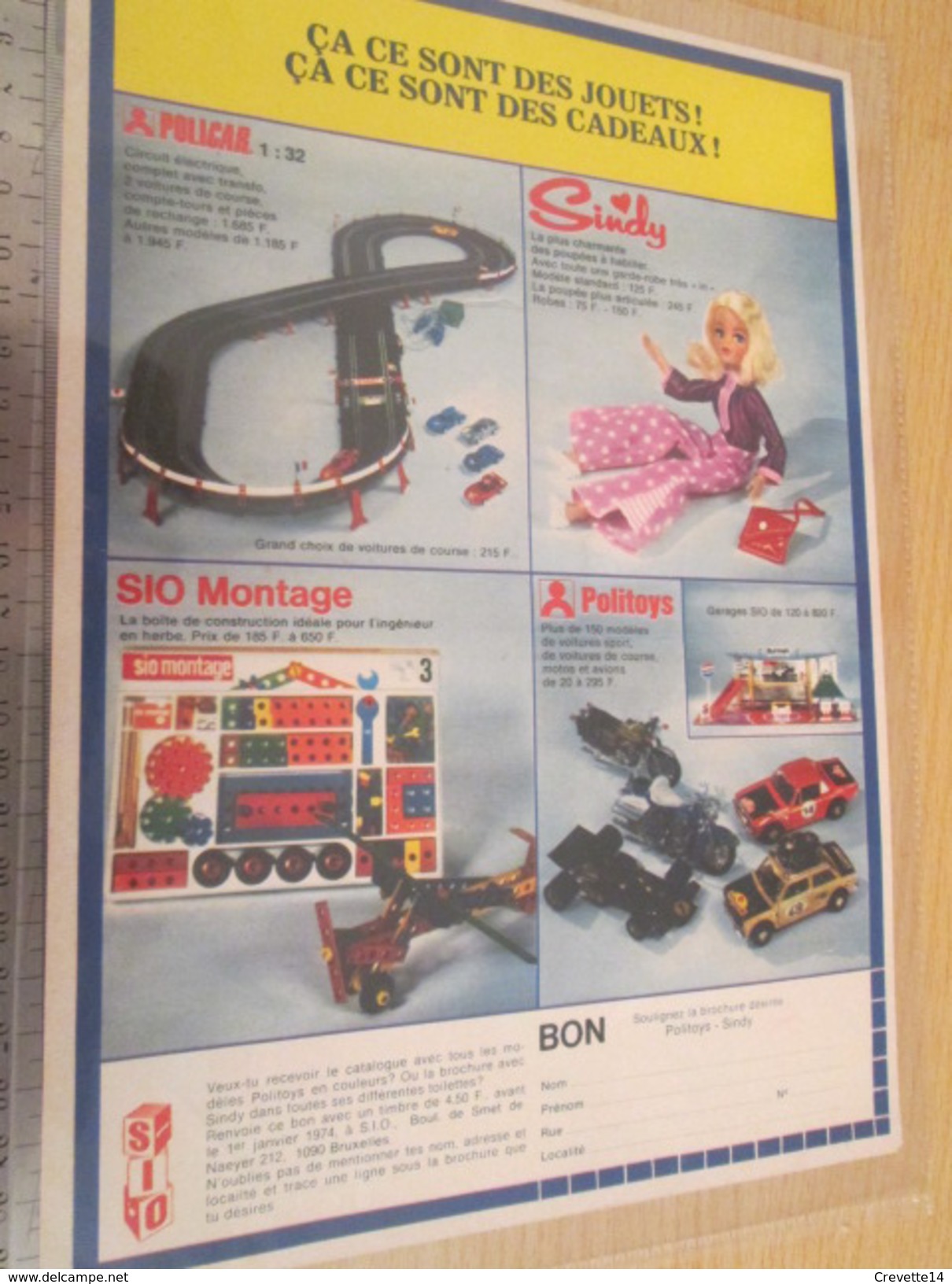 Page De Revue Des Années 70 / JOUETS ET JEUX ANNEES 70 , Format  Page A4 - Autres & Non Classés