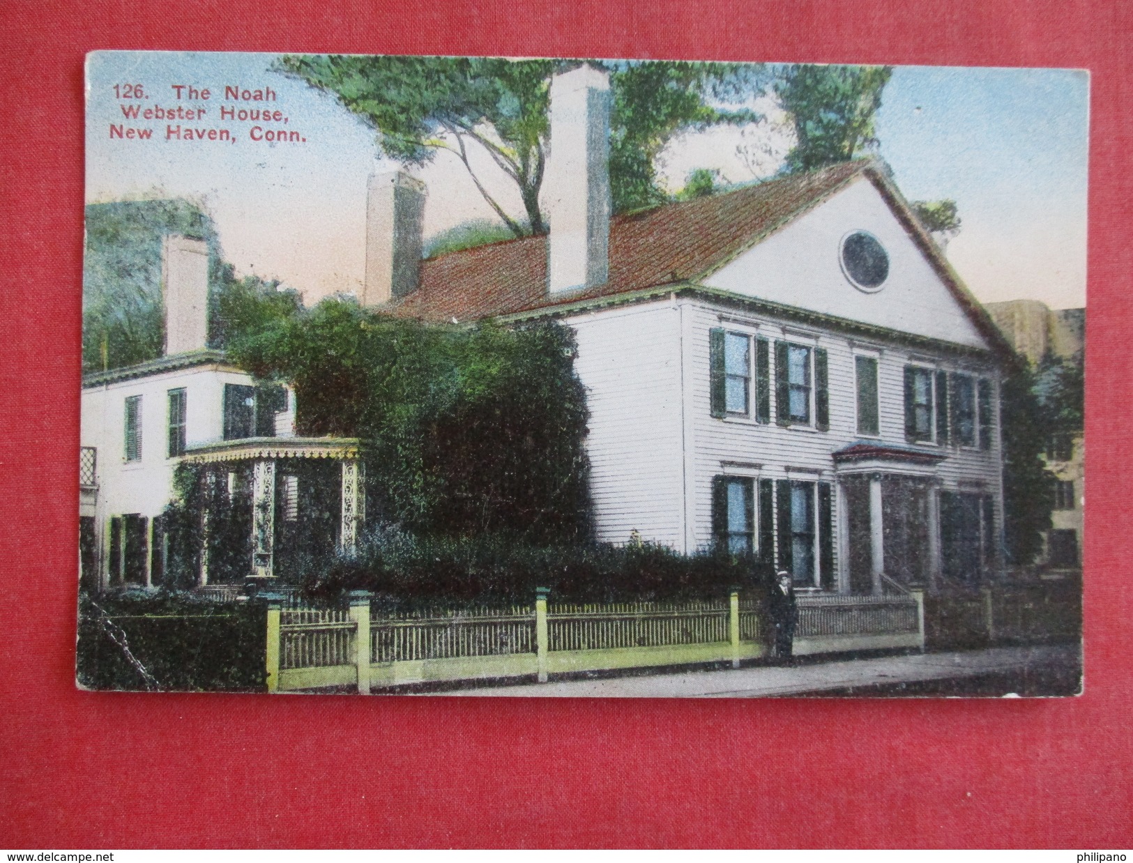 Noah Webster House  Connecticut > New Haven === Ref 2783 - New Haven