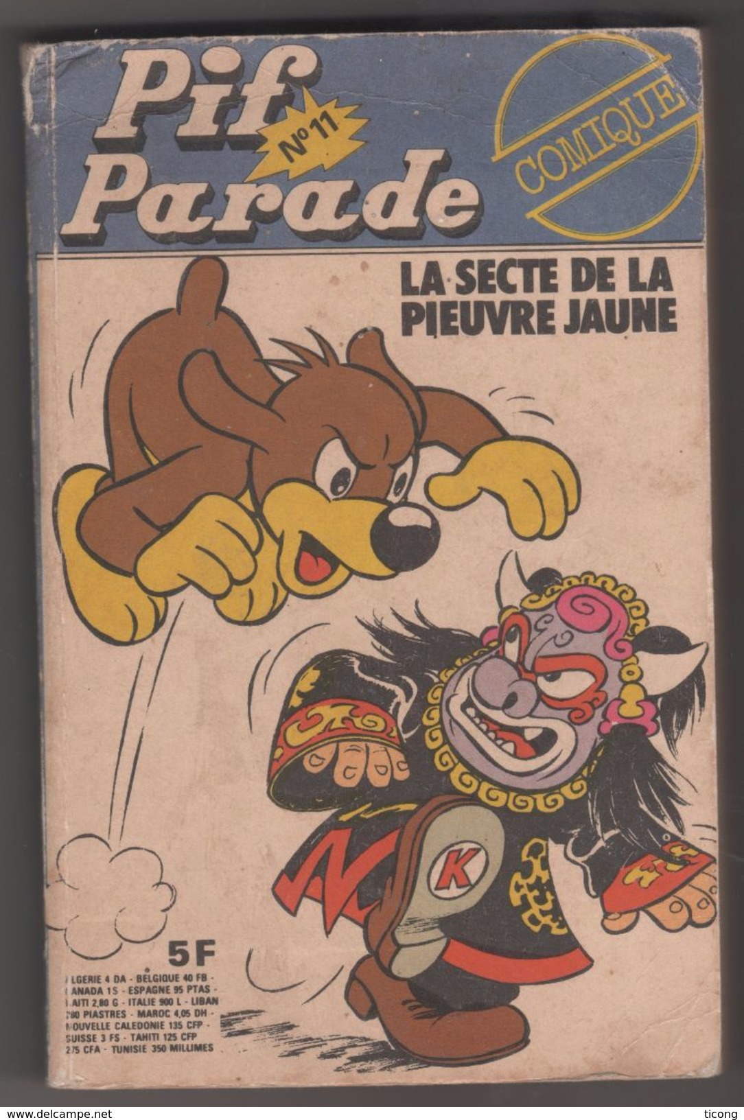 BD  PIF PARADE COMIQUE DE 1979 - LES RIGOLUS ET TRISTUS, PLACID ET MUZO, PIF ET  HERCULE ( 260 PAGES ) VOIR LES SCANNERS - Pif & Hercule