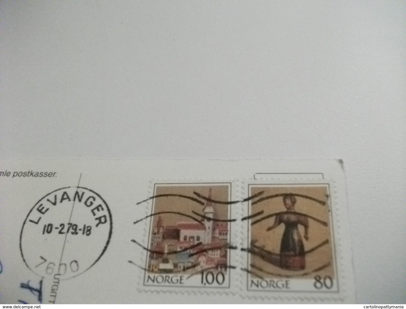 STORIA POSTALE FRANCOBOLLO COMMEMORATIVO NORVEGIA NORGE CASSETTE POSTA - Poste & Postini