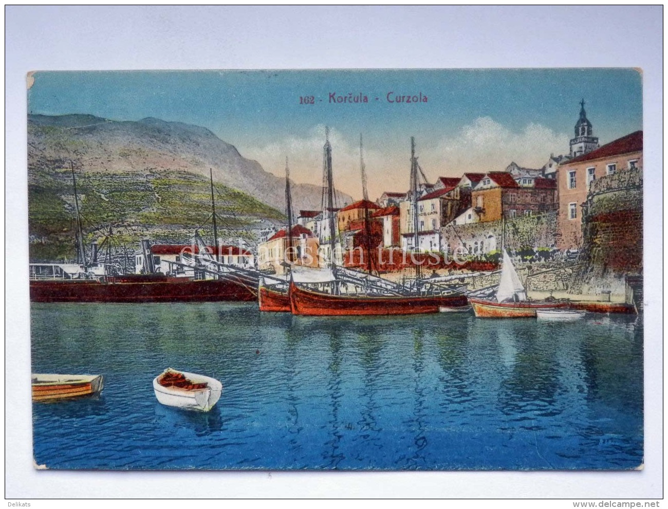 DALMAZIA Dalmatia Croatia CURZOLA KorÄula AK Postcard 162 - Croatia