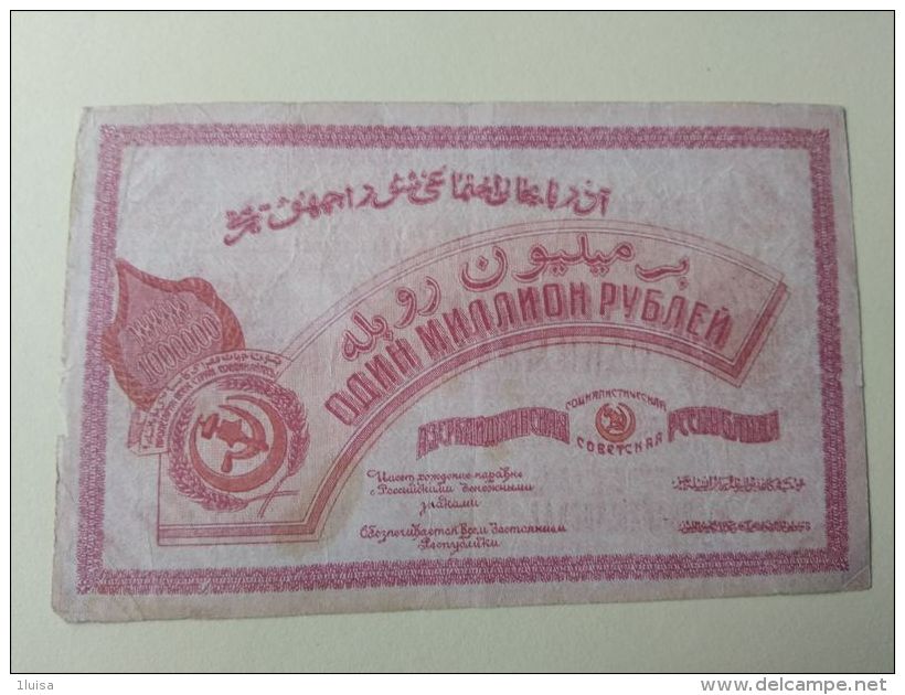 Azerbajan 1922 1.000.000 Rubli - Azerbaigian