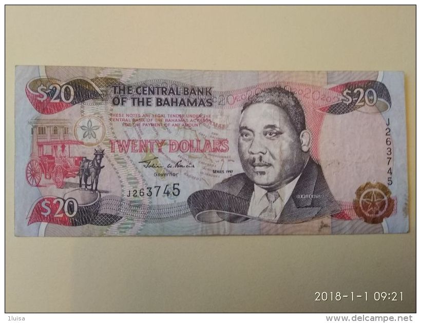 20 Dollari 1997 - Bahamas