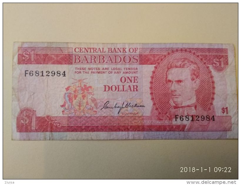 1 Dollaro 1973 - Barbados (Barbuda)