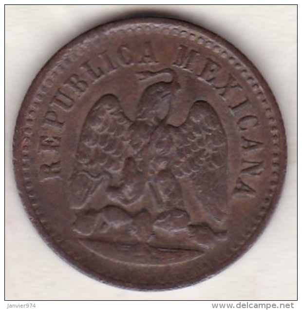 Mexico SECOND REPUBLIC. 1 Centavo 1891 Mo.  KM# 391.6 - Mexique