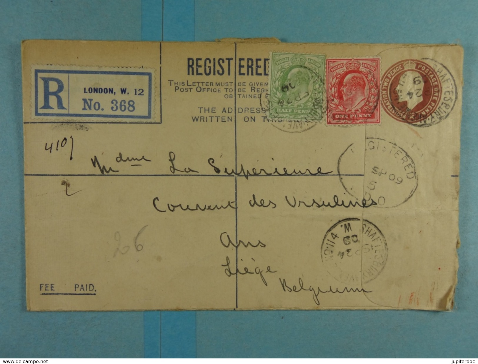 Lot de 18 entiers postaux divers (Registered letter, carte-lettre)