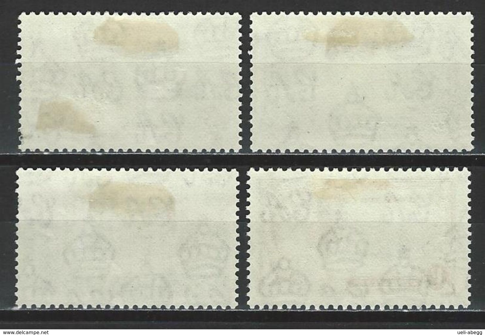 Nyasaland. SG 123-26, Mi 45-48 * MH - Nyassaland (1907-1953)