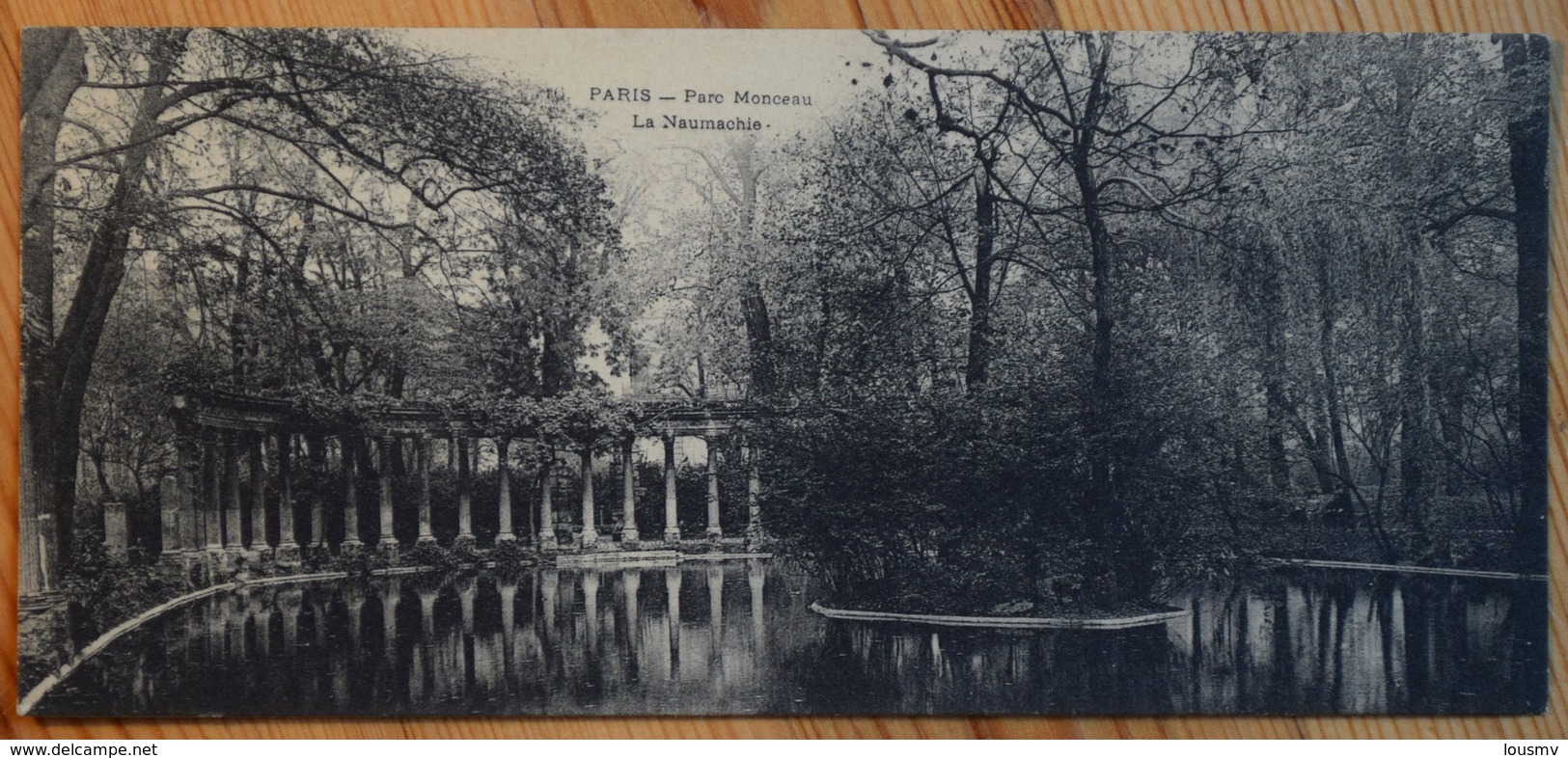 Paris - Parc Monceau - La Naumachie - Publicité Chocolat Vinay Au Dos - Format Mignonnette - (n°9661) - Parchi, Giardini