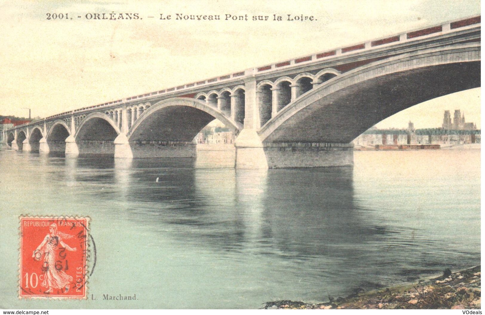 (45) Loiret - CPA - Orléans - Le Nouveau Pont Sur La Loire - Orleans