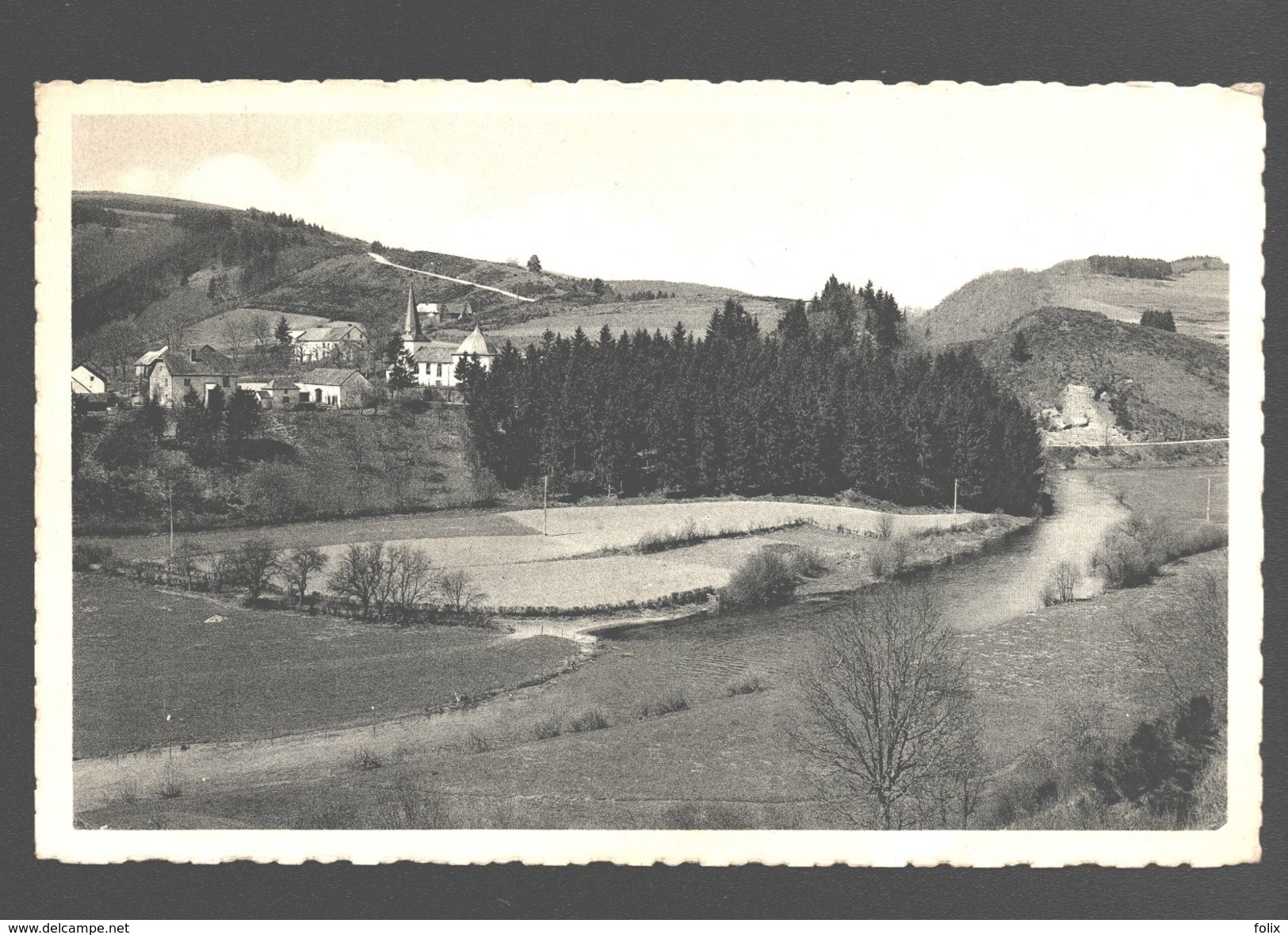 Ouren - Peterskirchen / Peterskirche - Vallée De L'Our - Carte Numérotée - Burg-Reuland