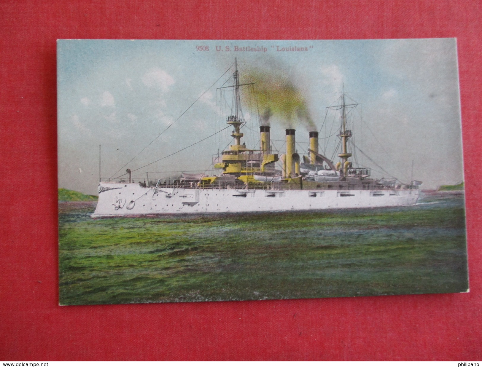 US Battleship Louisiana   Ref 2784 - Guerra