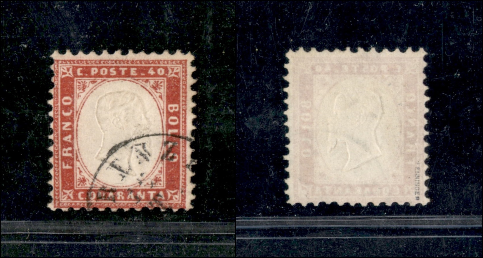 10361 REGNO - 1862 - 40 Cent (3) Usato (325) - Other & Unclassified
