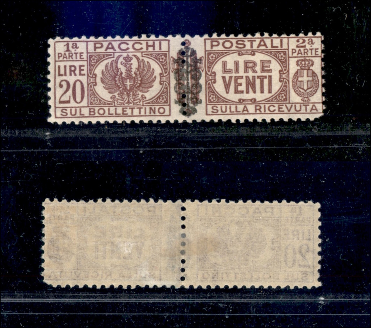 10747 REPUBBLICA SOCIALE - 1943 - GNR Brescia - Spaziata - 5 Cent (470/A) + 2,55 Lire (483/A) + 5 Lire (485/A) - Serie C - Autres & Non Classés