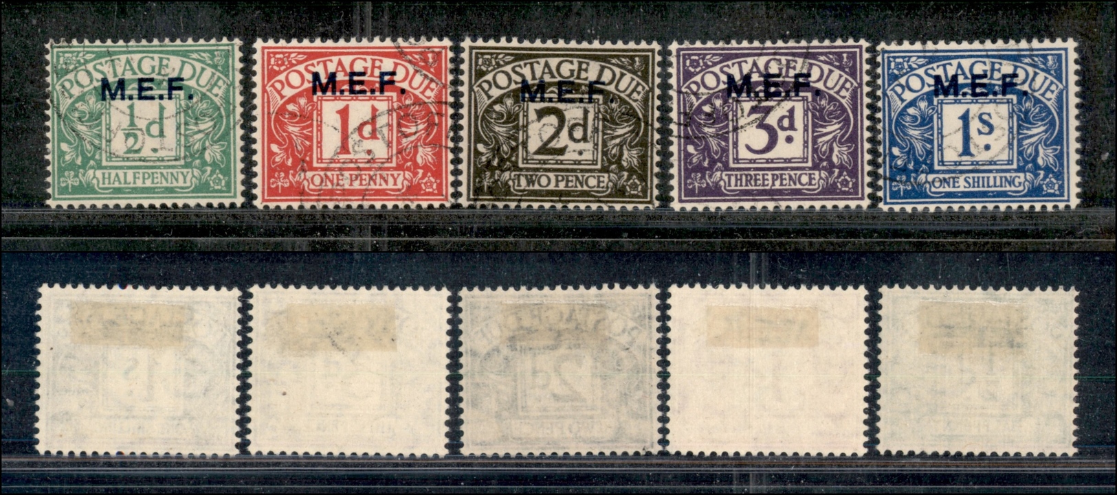 11611 OCCUPAZIONI STRANIERE  - M.E.F. - 1942 - Tasse (1/5) - Serie Completa Usata (50) - Autres & Non Classés