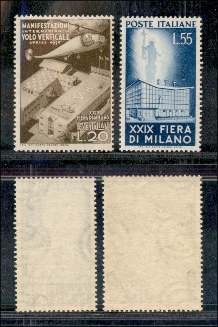 11647 REPUBBLICA - 1951 - XXIX Fiera Di Milano (657/658) - Serie Completa Di 2 Valori - Gomma Integra (125) - Autres & Non Classés