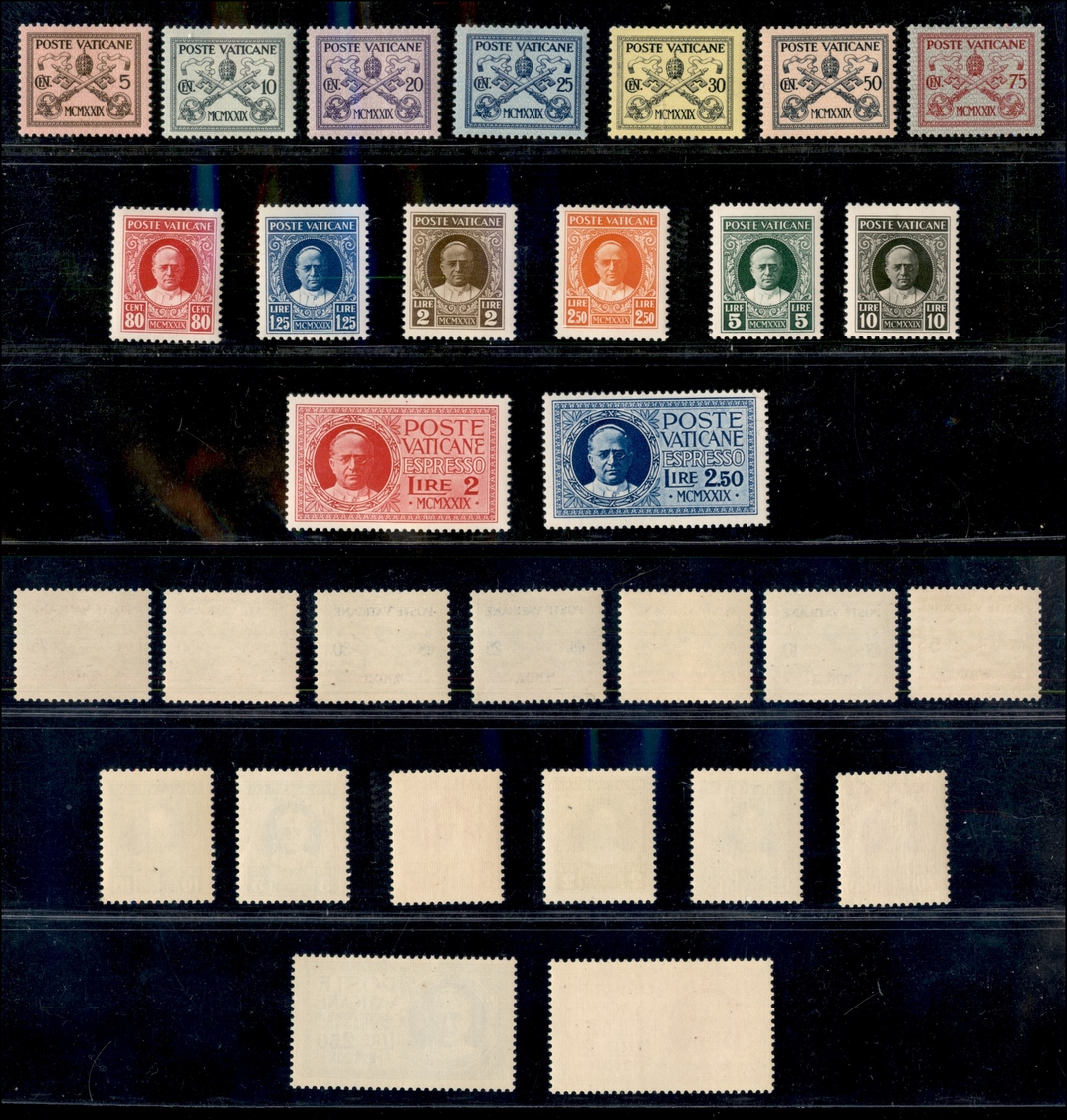 11891 VATICANO - 1929 - Conciliazione (1/13+E1/E2) - Serie Completa Di 15 Valori PO + Espressi - Gomma Integra (250+) - Autres & Non Classés