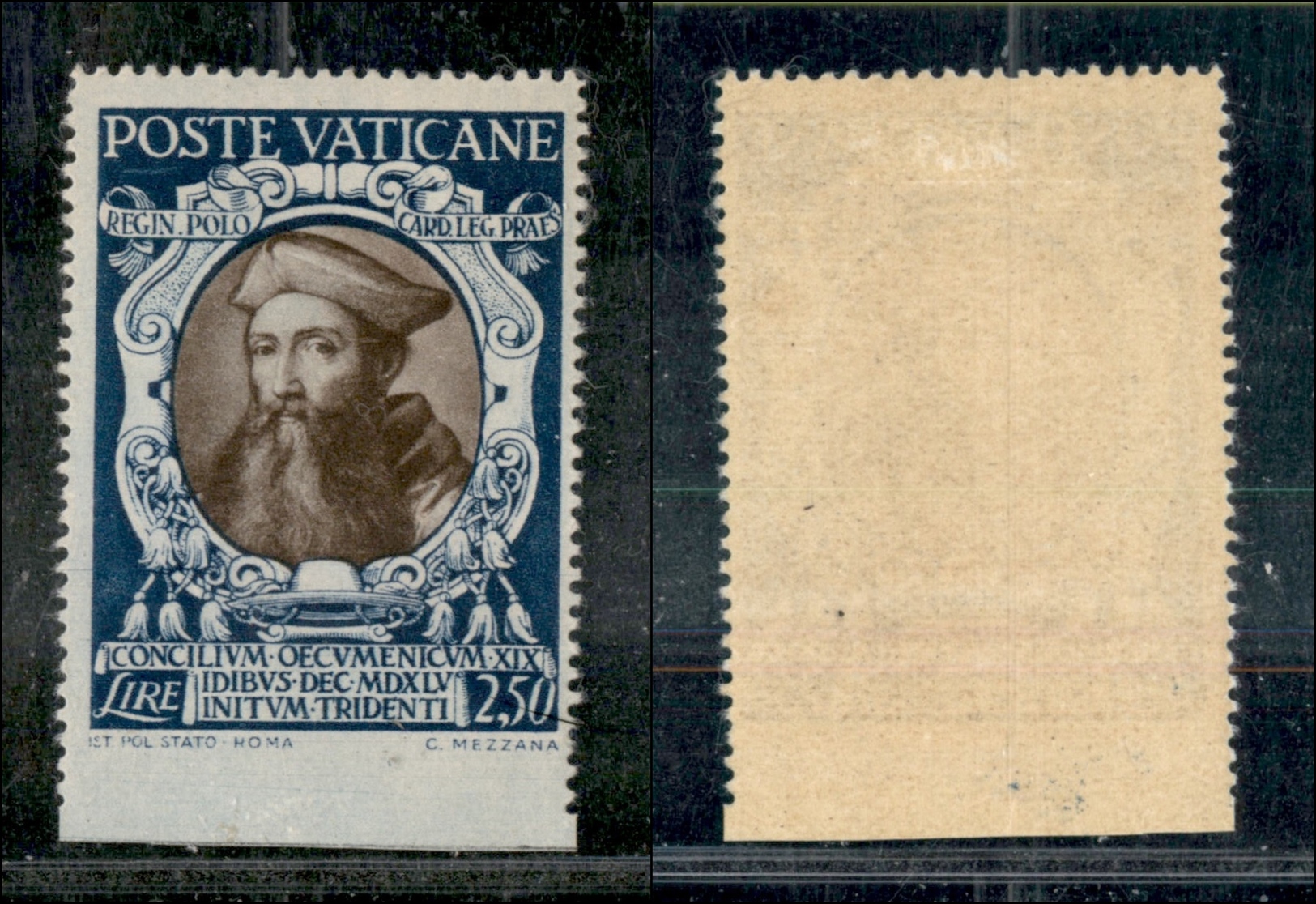 11909 VATICANO - 1946 - 2,50 Lire Concilio (117e) - Non Dentellato In Basso - Nuovo Con Gomma - Other & Unclassified