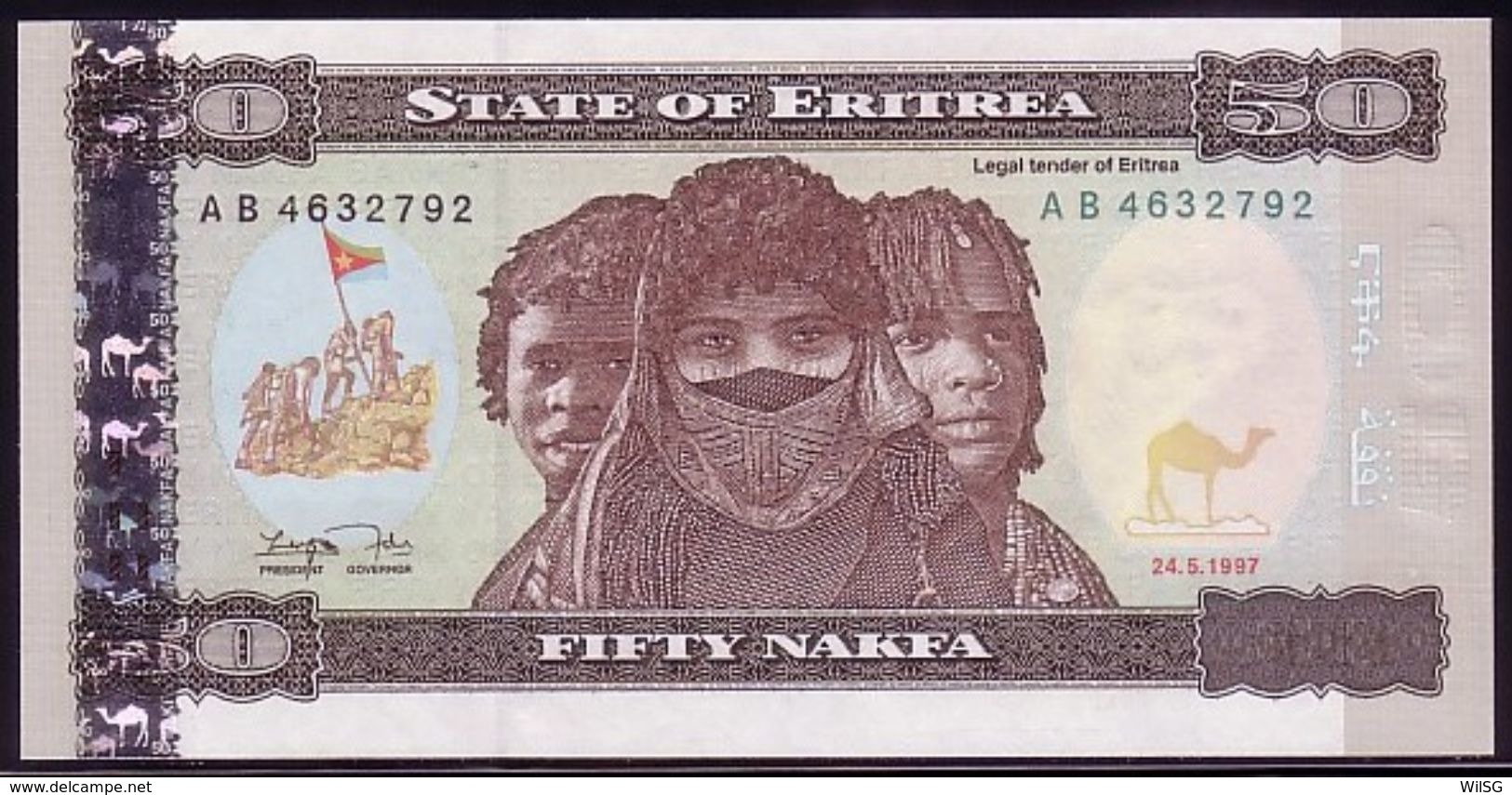 Eritrea 50 Nakfa 24.05.1997 UNC - Eritrea