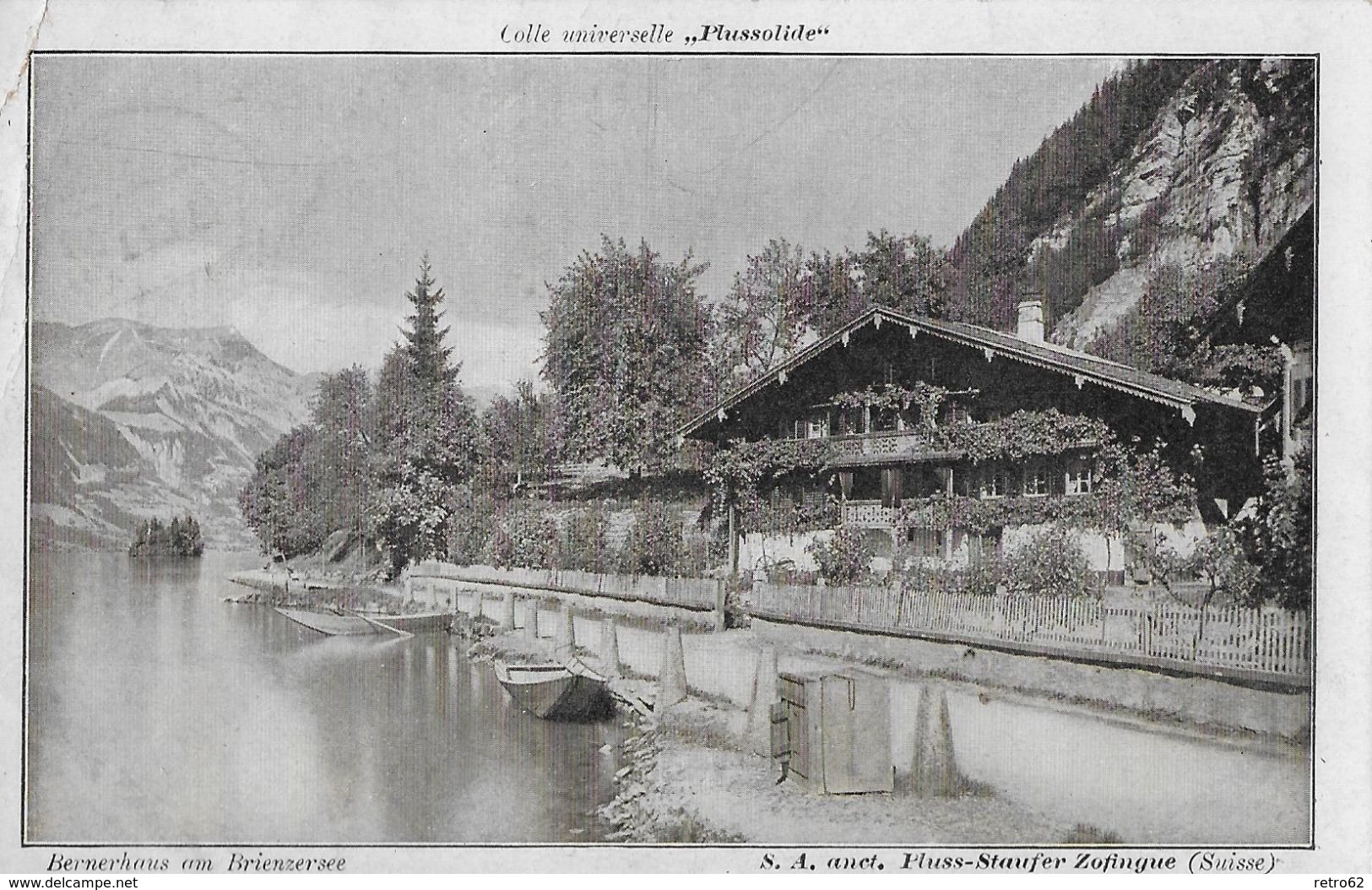 BRIENZERSEE → Altes Bauernhaus  Anno 1909 - Brienz