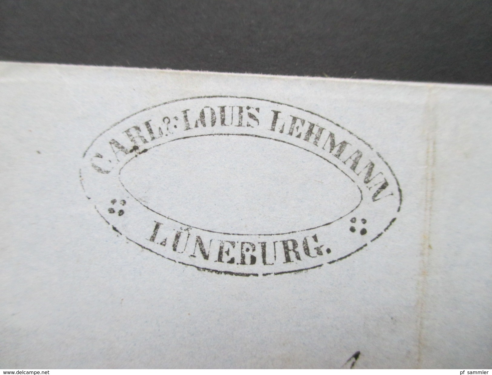 Altdeutschland 1868 NDP Nr. 4 Neustempel K1 Lüneburg Carl Louis Lehmann Rechnung Seife / Oele / Käse / Petroleum Usw. - Storia Postale