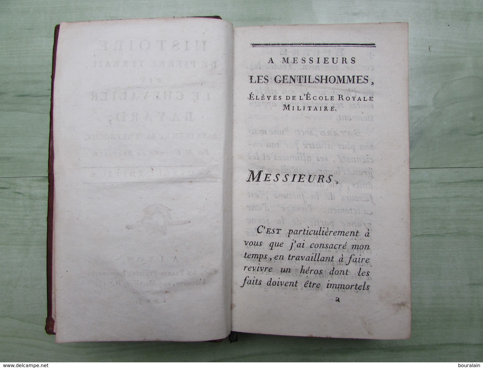Histoire De Pierre TERRAIL Dit Le Chevalier BAYARD - 1807 - Guyard De Berville - Imprimerie Frères Perisse - LYON - 1801-1900