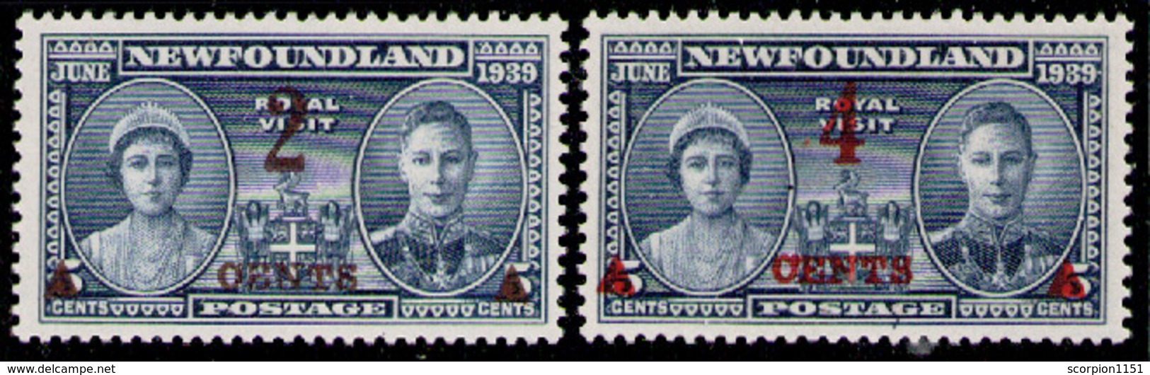 NEW FOUNDLAND 1939 - Set MNH - 1908-1947