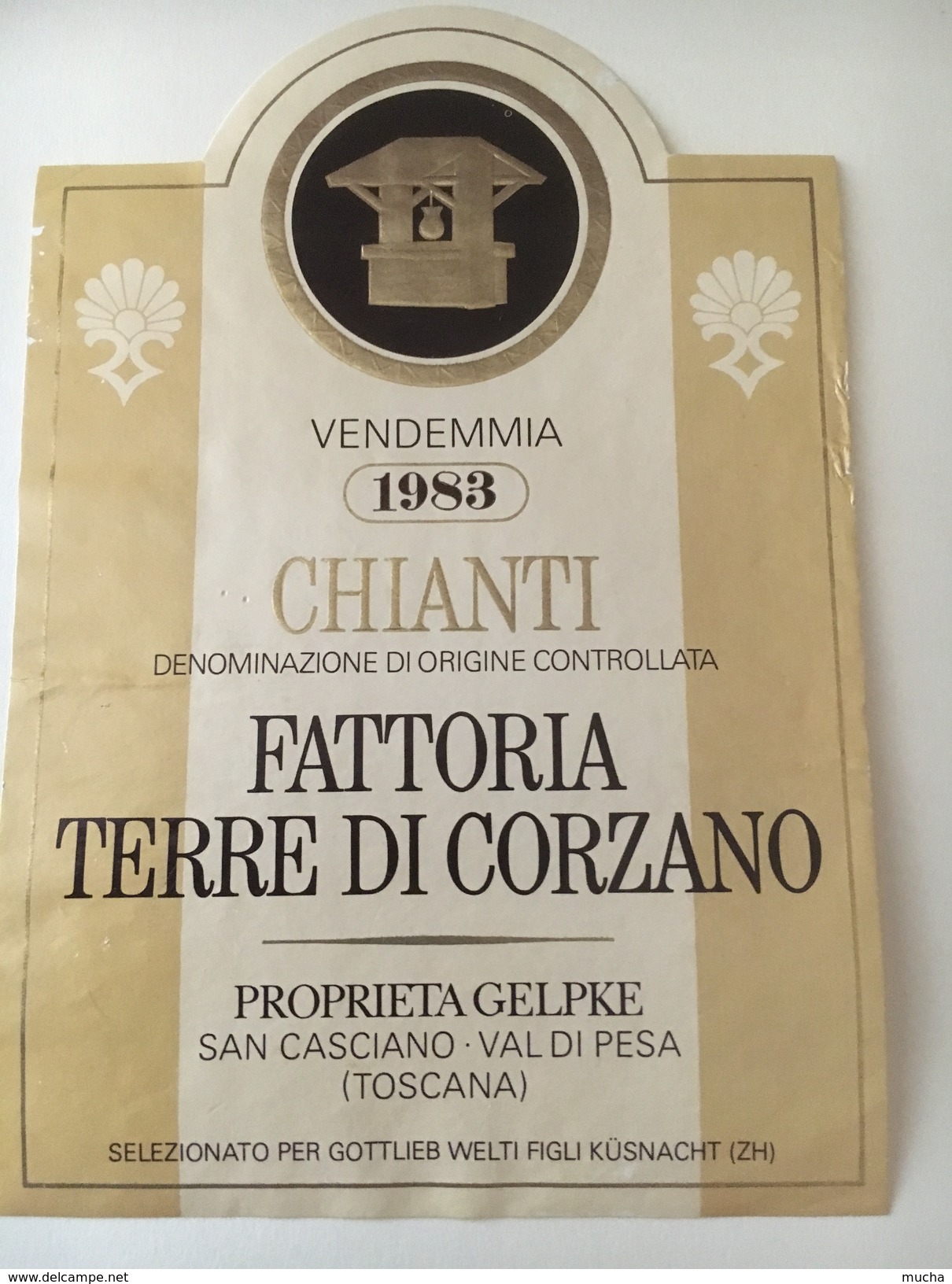 6311 - Chianti 1983 Fattoria Terre Di Corzano Italie - Autres & Non Classés