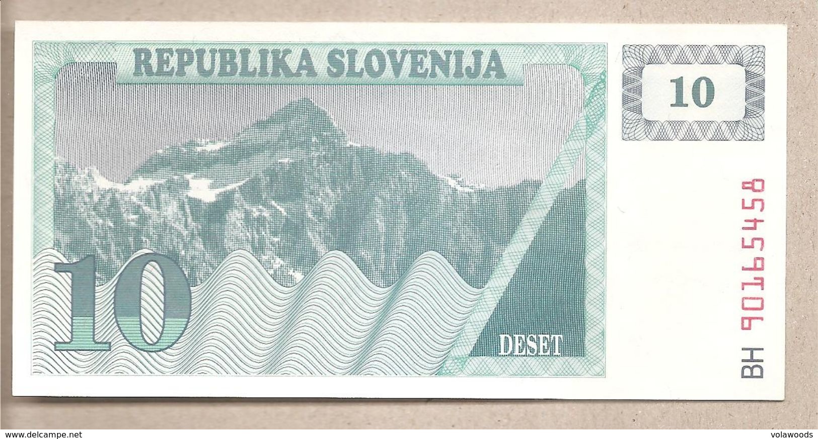 Slovenia - Banconota Non Circolata FdS UNC Da 10 Talleri P-4a - 1990 #19 - Slovenia