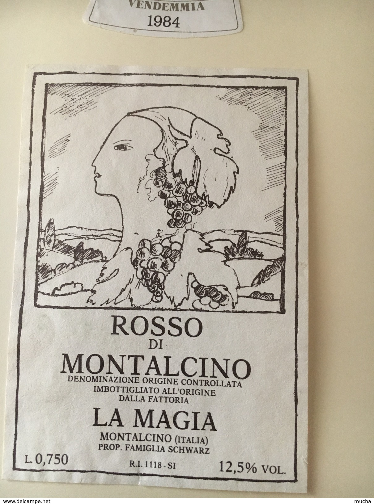 6324 - Rosso Di Montalcino La Magia 1984 Italie - Art