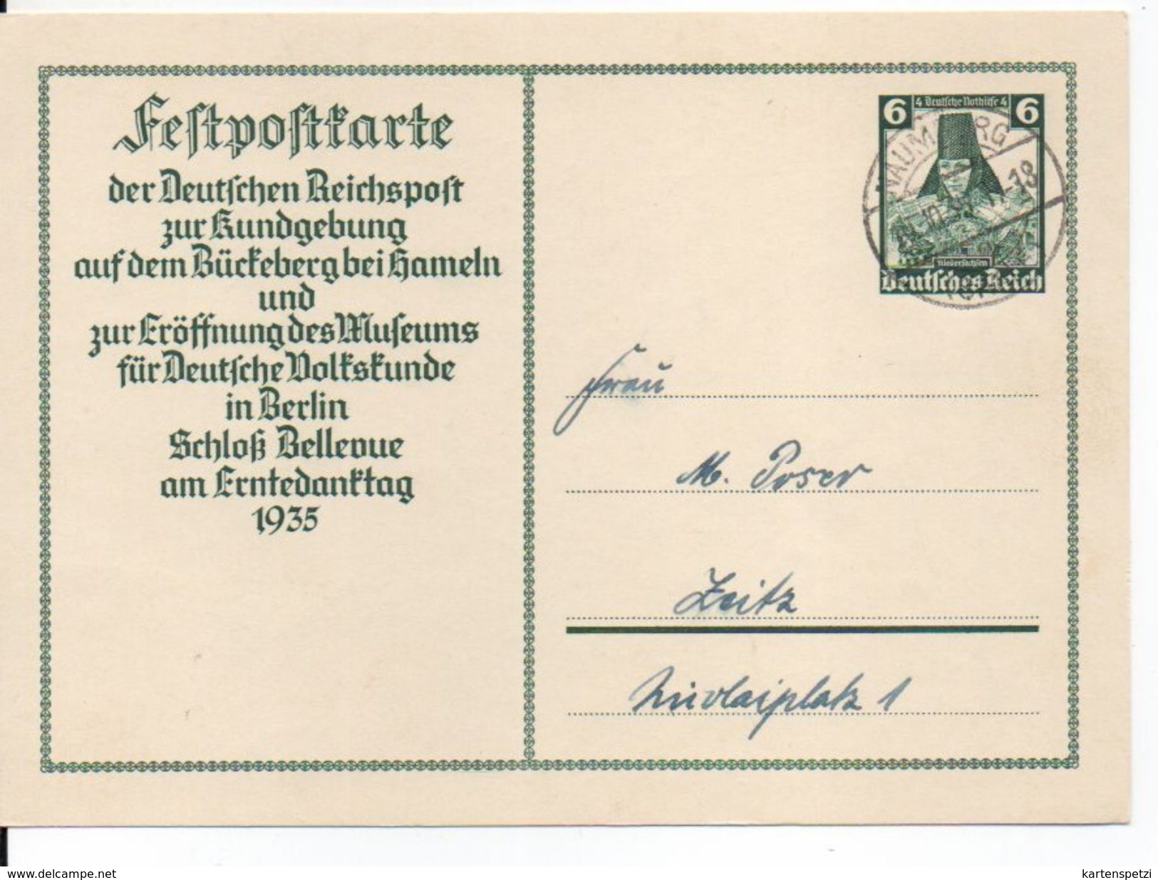 Bk84/ Deutsches Reich Ganzsache P 255 Gelaufen/ Used - Other & Unclassified