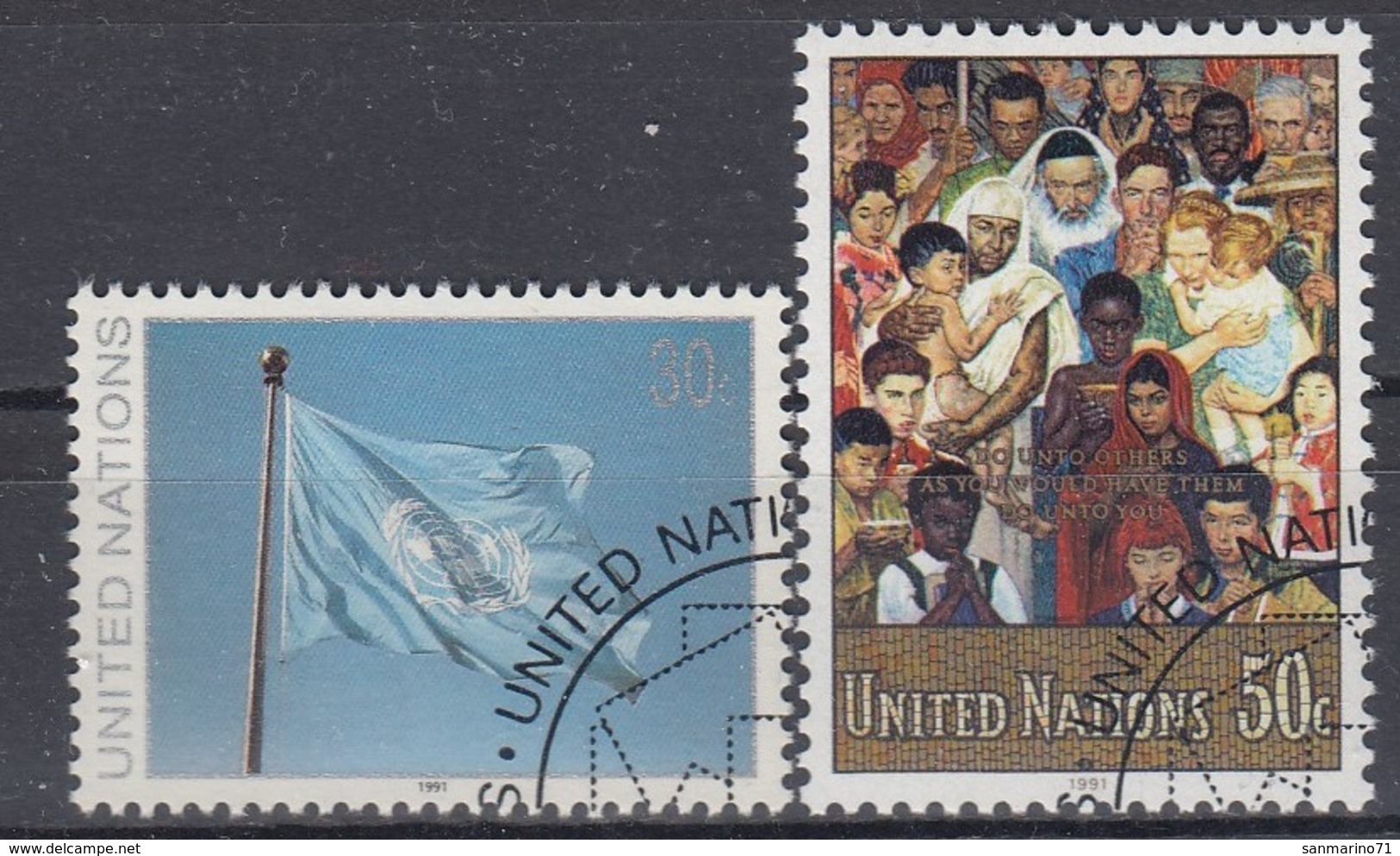 UNITED NATIONS New York 619-620,used - Oblitérés