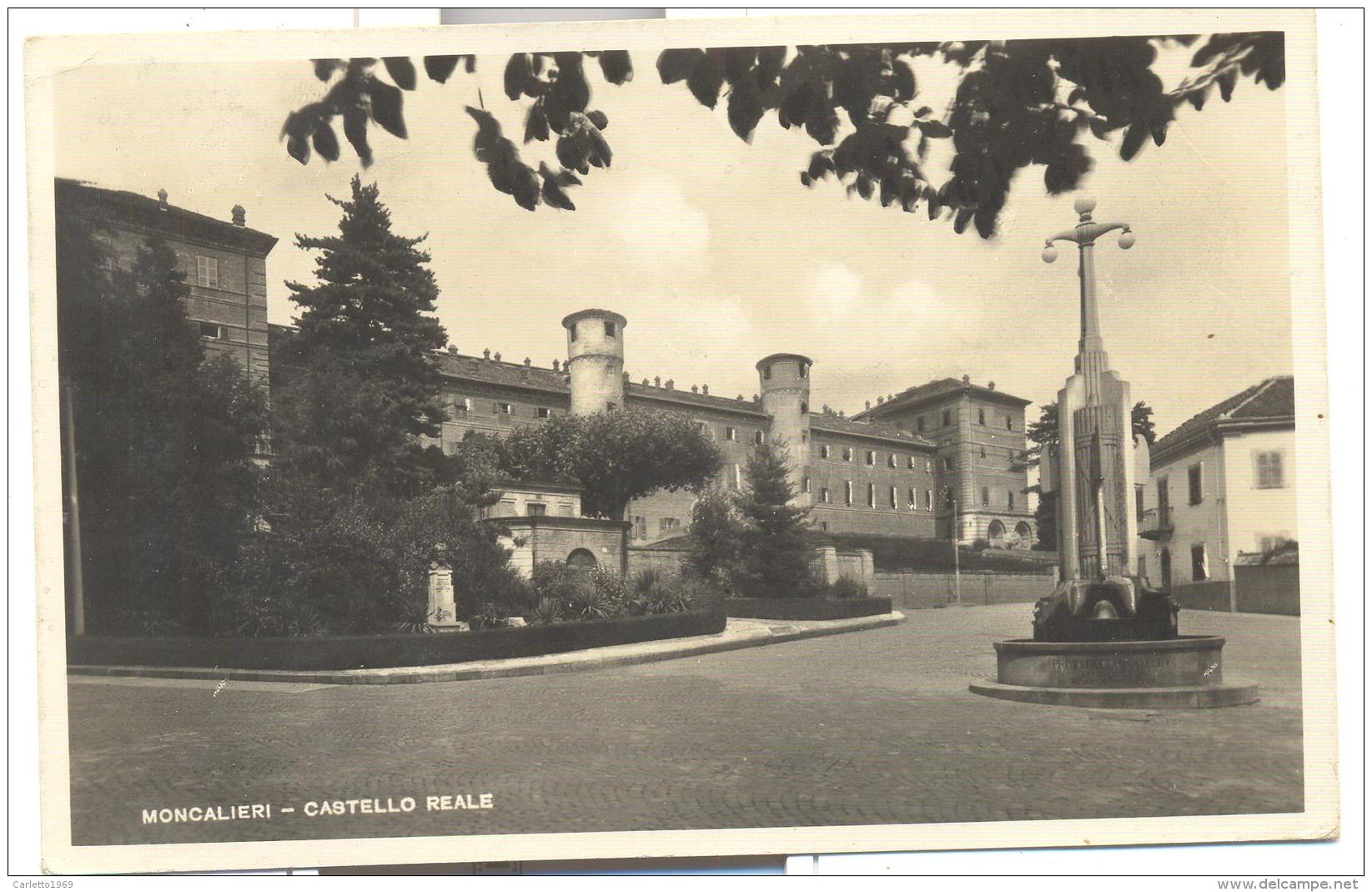 MONCALIERI -CASTELLO REALE- VIAGGIATA   FP - Moncalieri