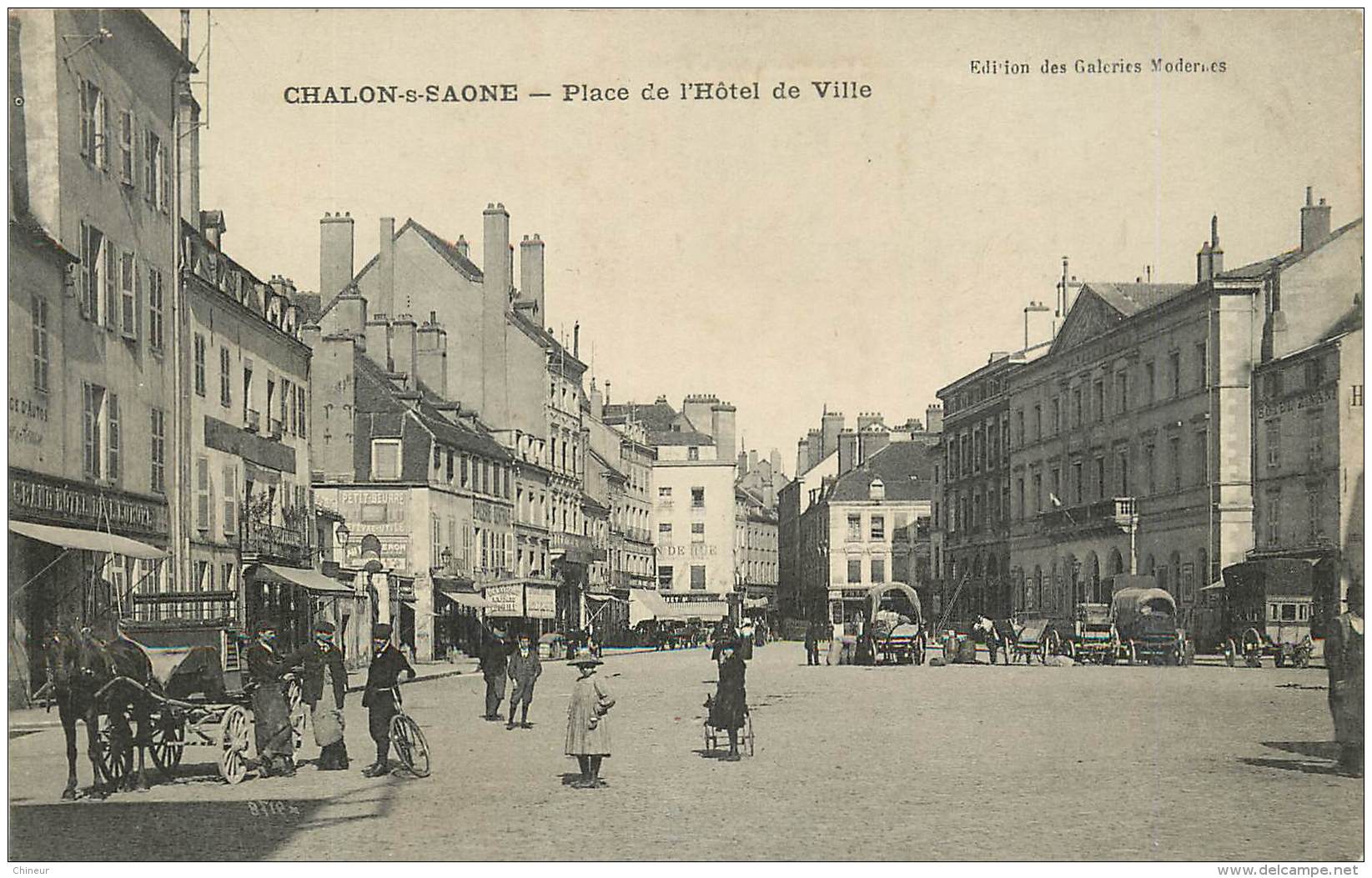 CHALON SUR SAONE PLACE DE L'HOTEL DE VILLE - Chalon Sur Saone