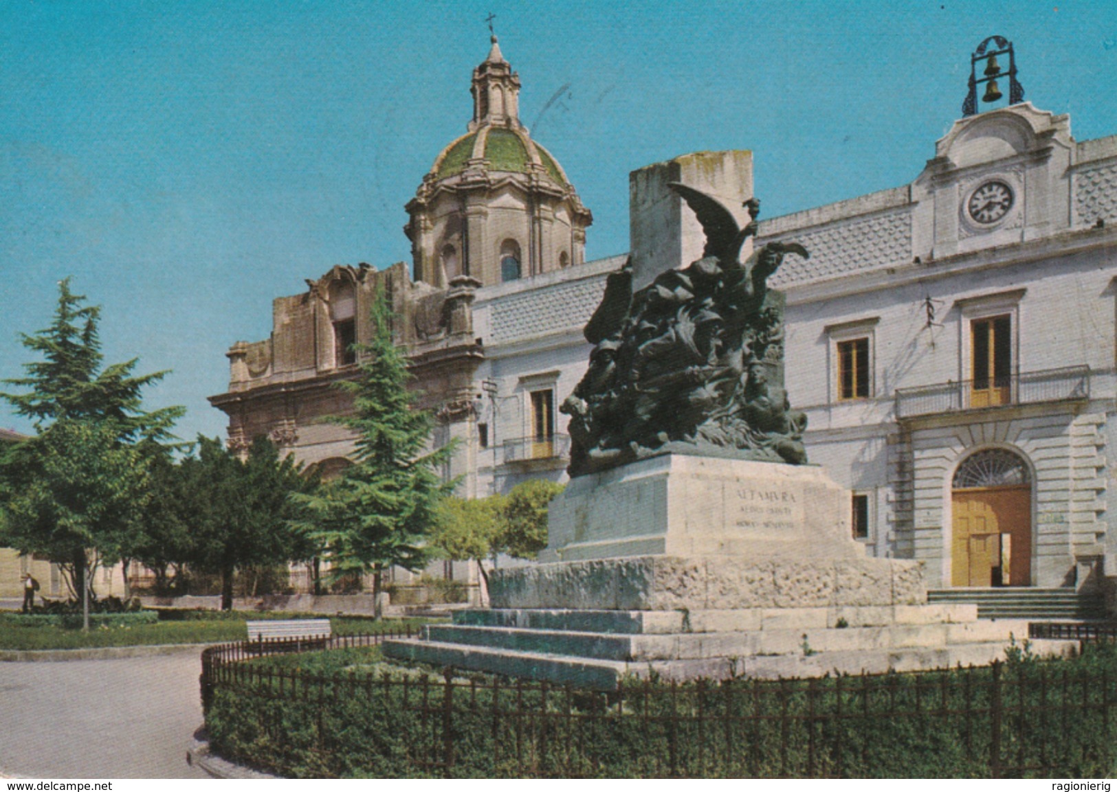 BARI - Altamura - Monumento Ai Caduti E Il Liceo Ginnasio - 1984 - Altamura
